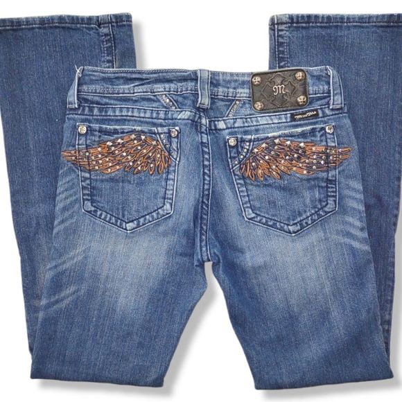 Miss Me 31 Bootcut Blue Jeans JP513384 - Picture 3 of 7